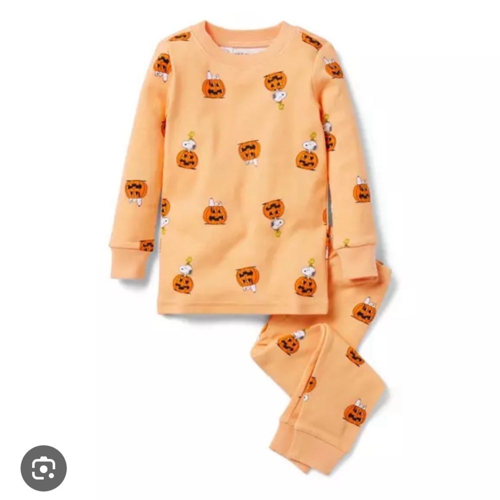 Good night pajamas in peanuts snoopy pumpkin | size 6